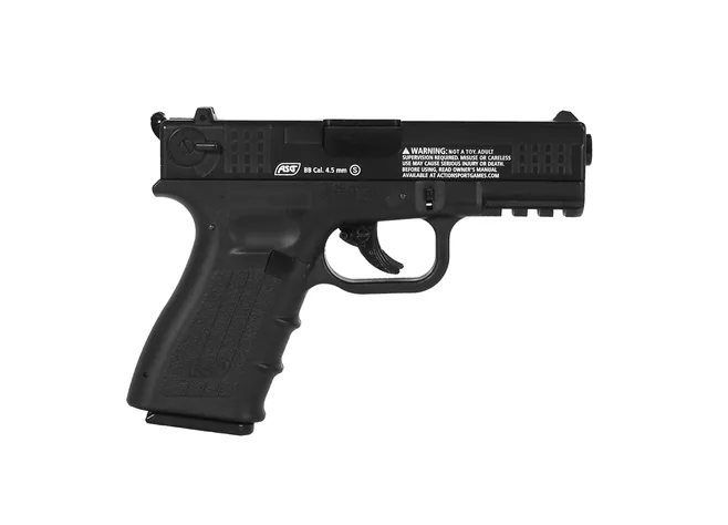 Пистолет пневматический ASG ISSC M22 4,5 мм кал. 4.5 мм Black Фото 2